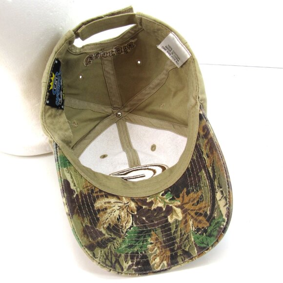 Georgia Bulldogs Embroidered Logo Men's Brown & Camo Adj Strap Back Cap Hat - Picture 7 of 8
